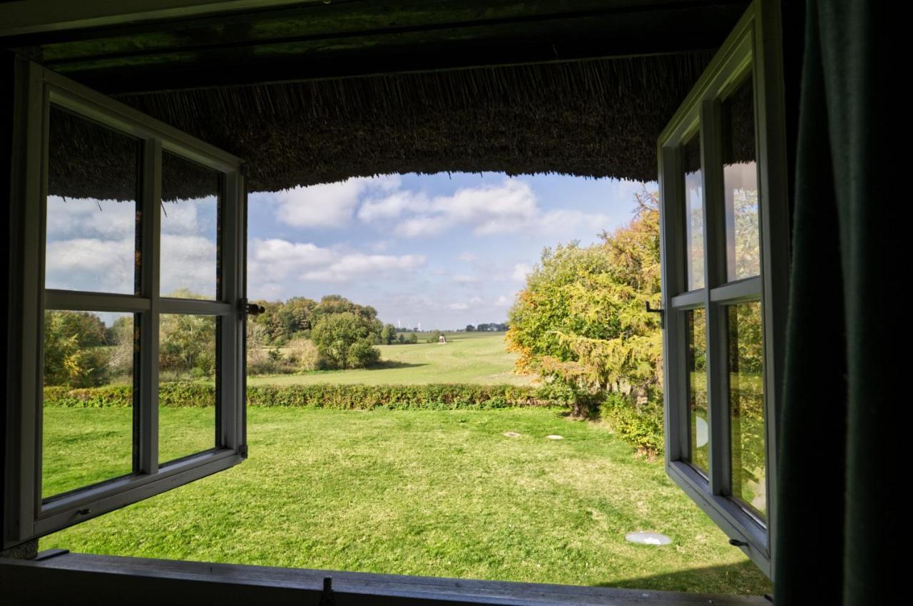 Reetdachhaus Mit Grossem Garten Und Kamin Marlow Eksteriør billede